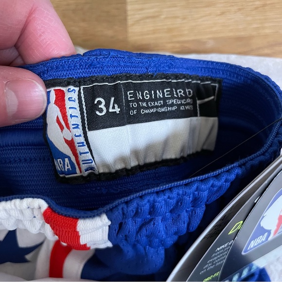 SOLD NEW Nike Men’s 76ers Basketball Shorts (M, 34”) - Picture 7 of 9
